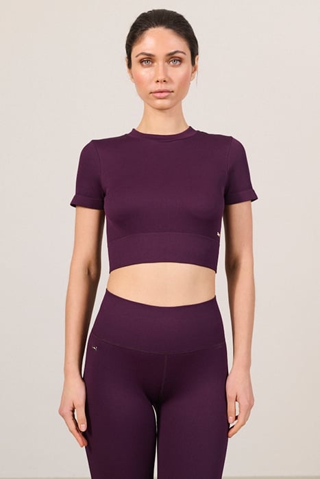 LUNA SCULPT RIB SHORTSLEEVE WINTER BLOOM 1