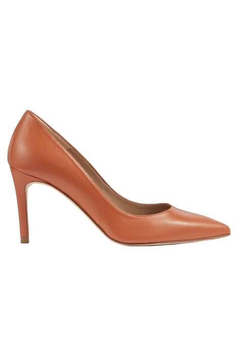 FLORET COURT HEEL BURNT ORANGE 1