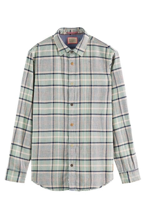 REGULAR-FIT CHECKED FLANNEL SHIRT COMBO B 1