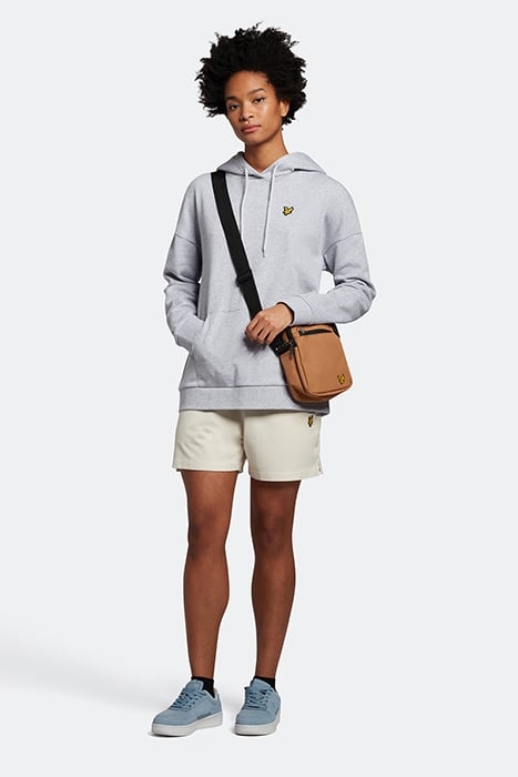 OVERSIZED HOODIE LIGHT GREY MARL 3