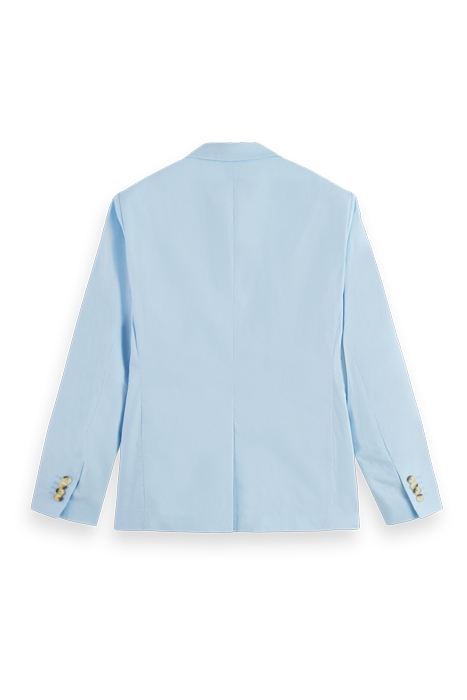 UNCONSTRUCTED DRESSED POPLIN BLAZER SEA BLUE 2