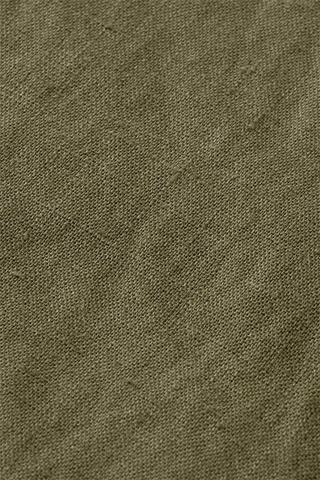OVERSIZED LINEN SHIRT OLIVE GREEN 8
