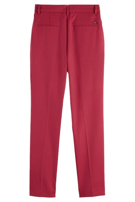 LOWRY - MID-RISE SLIM TROUSERS CHERRY PIE 2