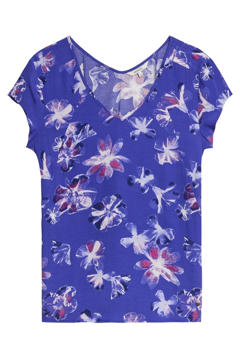 BLOEMENPRINT TOP SPECTRUM BLUE 1