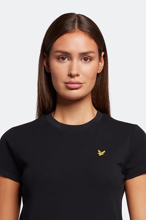 REGULAR FIT T-SHIRT JET BLACK 5