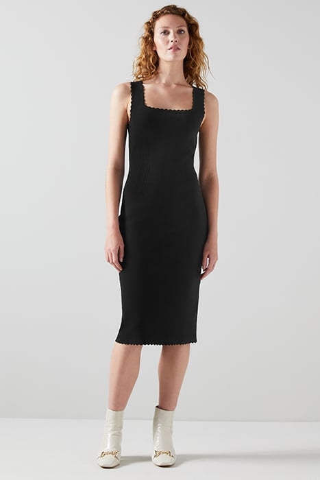 HILARY MIDI DRESS BLACK 1