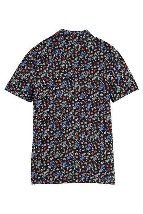 ALL-OVER PRINTED HIGH-NECK SHORT-SLEEVED T-SHIRT COMBO D 2