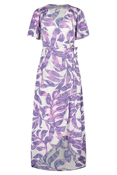 ARCHANA BUTTERFLY DRESS WARM WHITE/DUSTY LOV 3