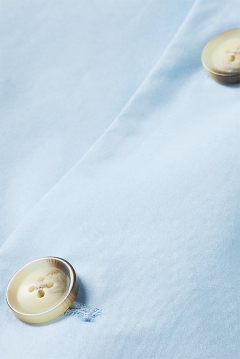 UNCONSTRUCTED DRESSED POPLIN BLAZER SEA BLUE 7