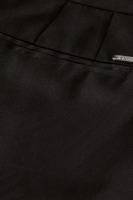 ABOTT - MID RISE TAPERED CHINO IN ORGANIC COTTON BLACK 3