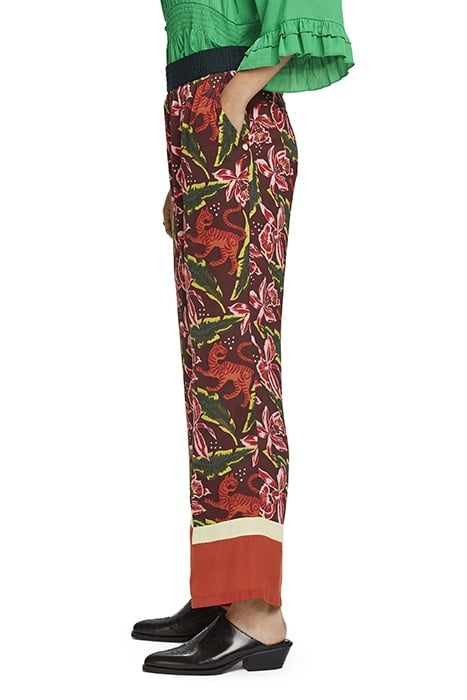 PINTED PANTS WITH COLOUR BLOCK PANELS COMBO C 6