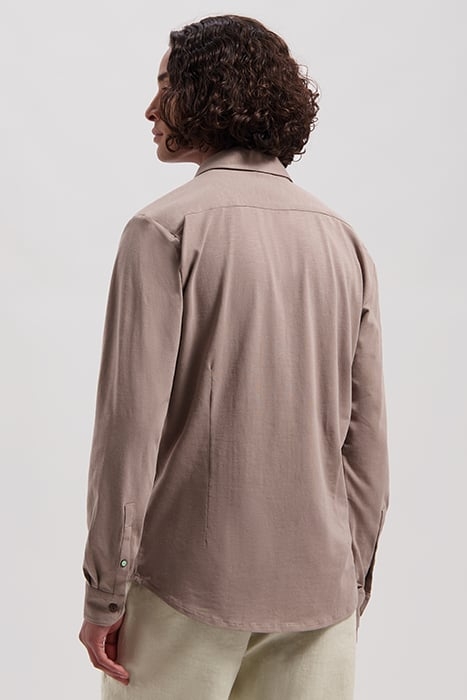 SHIRT FINE SLUB JERSEY TIMBER WOLF 2