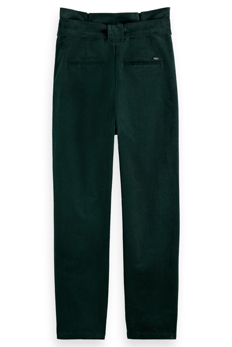 DAISY - HIGH RISE STRAIGHT LEG PAPERBAG TROUSERS BLUE SPRUCE 2