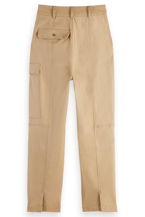 COTTON UTILITY TROUSERS KHAKI 8
