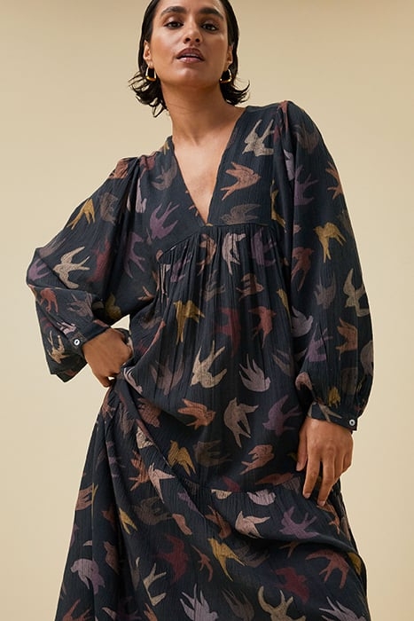 HAYLEY BIRD DRESS BIRD PRINT 5
