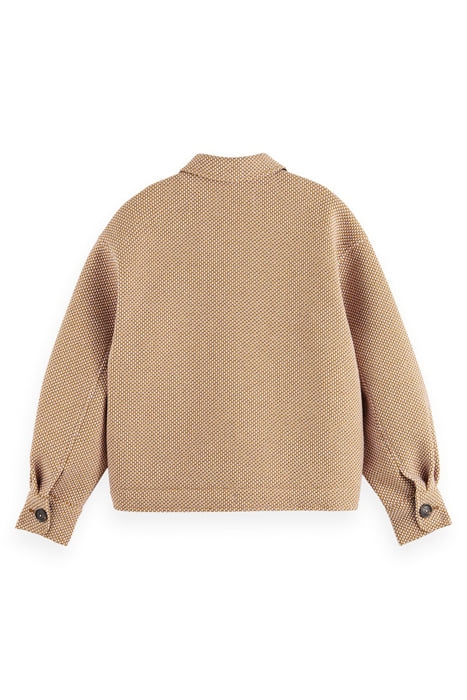 BOUCLÉ SHIRT-JACKET LAVENDER 2