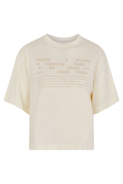 NW TOP TSHIRT SS IVORY 3