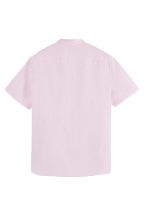 SHORT SLEEVE LINEN SHIRT ROSE 8