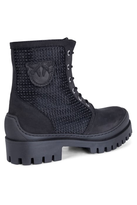 SALVIA TRONCHETTO CANVAS+NUBUC BLACK 3