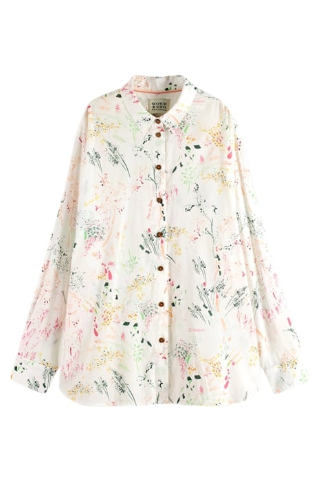 PRINTED OVERSIZED SHIRT WILDER WHITE 1