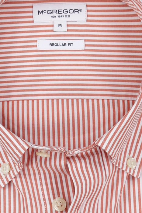 POPLIN STRIPE PEACHED TERRA 4