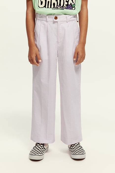 STRIPED WIDE-LEG SEERSUCKER PANTS ORCHID SEERSUCKER 2