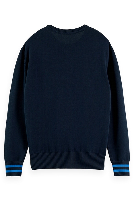 INTARSIA ARTWORK COTTON PULLOVER COMBO A 7