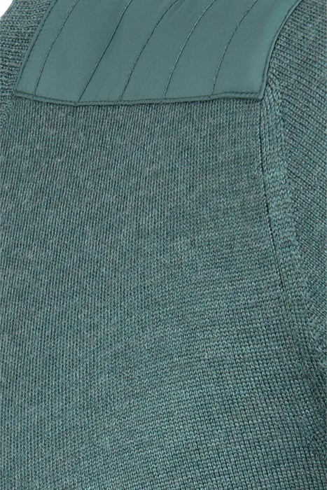ROSLARE CREWNECK JUMPER ATLAS GREEN 3