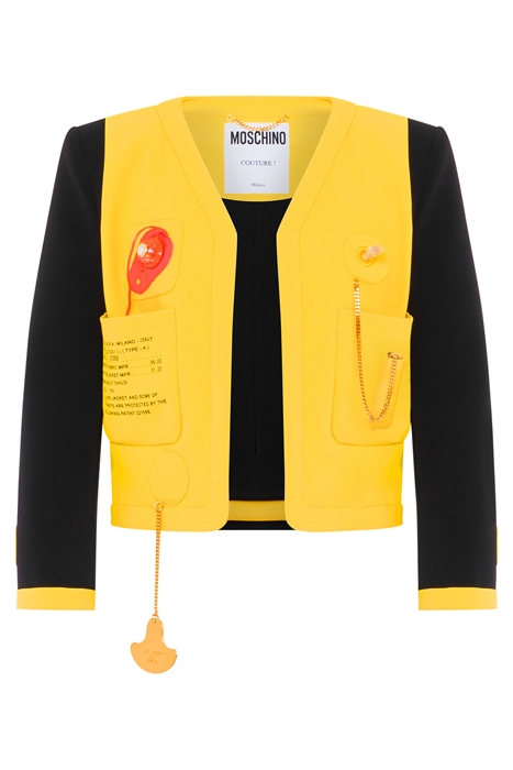 LIFE VEST CREPE JACKET BLACK 3