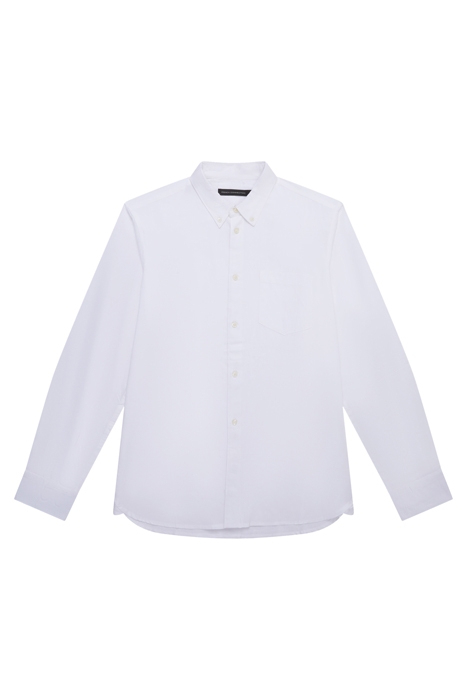 LINEN V - L/S WHITE 1