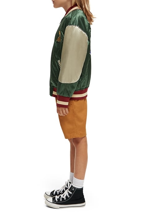 SAKURA SATIN SOUVENIR JACKET MILITARY 5