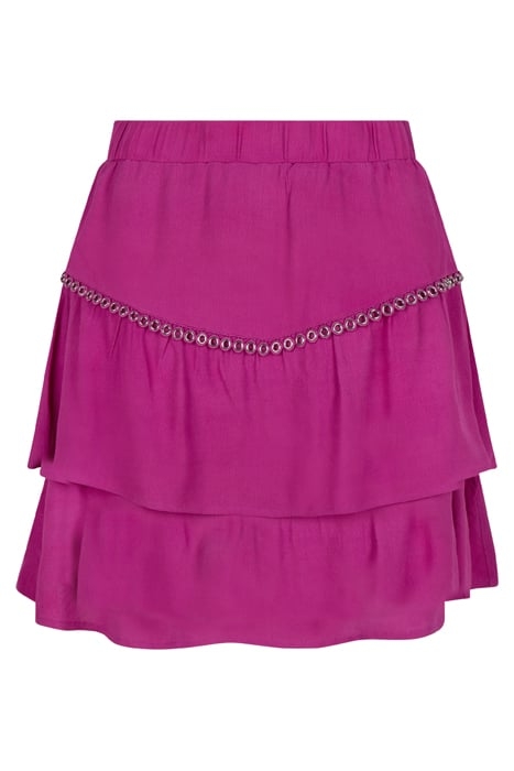 D6CHIA EYELET MINI SKIRT PINK BERRY 3