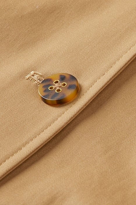 CONTRAST DETAIL TRENCH COAT SAND 3