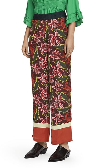 PINTED PANTS WITH COLOUR BLOCK PANELS COMBO C 2