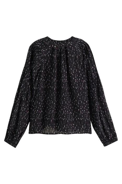 POPOVER WITH PINTUCK SLEEVE IKAT RAIN 2