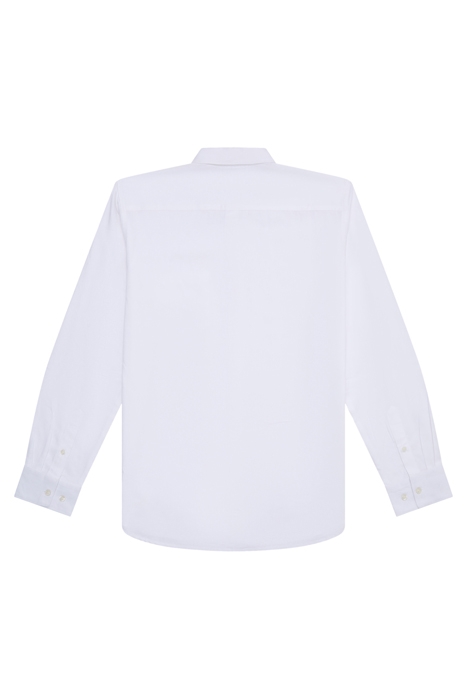LINEN V - L/S WHITE 2