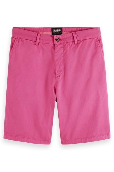 STUART - GARMENT DYE PIMA COTTON SHORT CERISE 1
