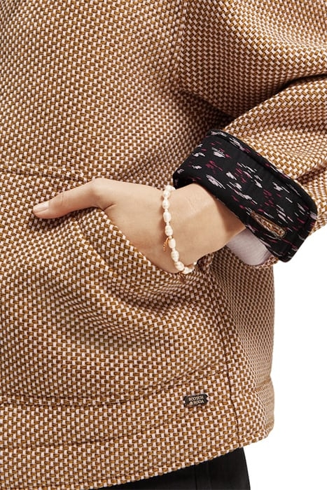 BOUCLÉ SHIRT-JACKET LAVENDER 8