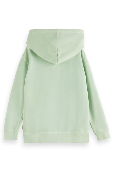 COTTON IN CONVERSION NATURAL GARMENT-DYED HOODIE LEAFY GREEN 2