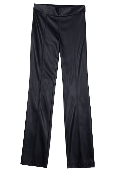 MARCIANO BY GUESS MIRTA STRAIGHT PANT JET BLACK LEATHER 3
