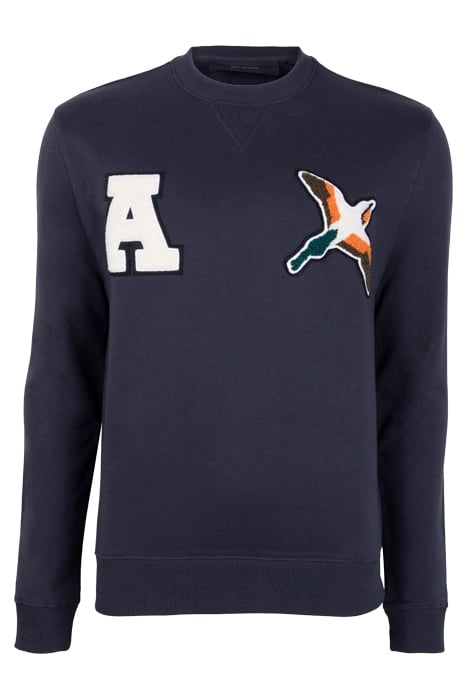 VARSITY BIRD SWEATSHIRT FADED BLACK 1