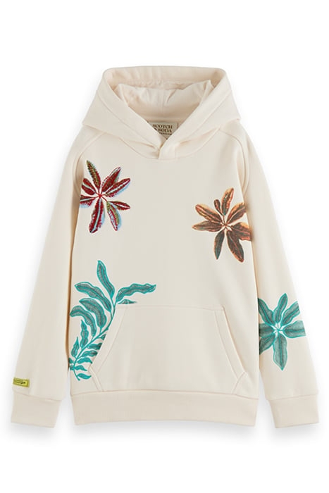 OVERSIZED FIT PLACED ARTWORK HOODIE CONTAINS ORGANIC COTTON 4