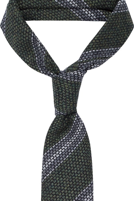 GREEN STRIPED TIE GREEN 2