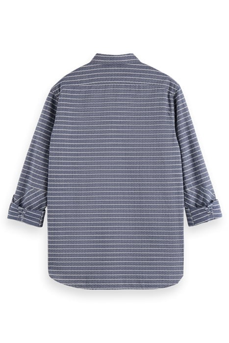 YARN DYED STRIPE SHIRT NIGHT STRIPE 5