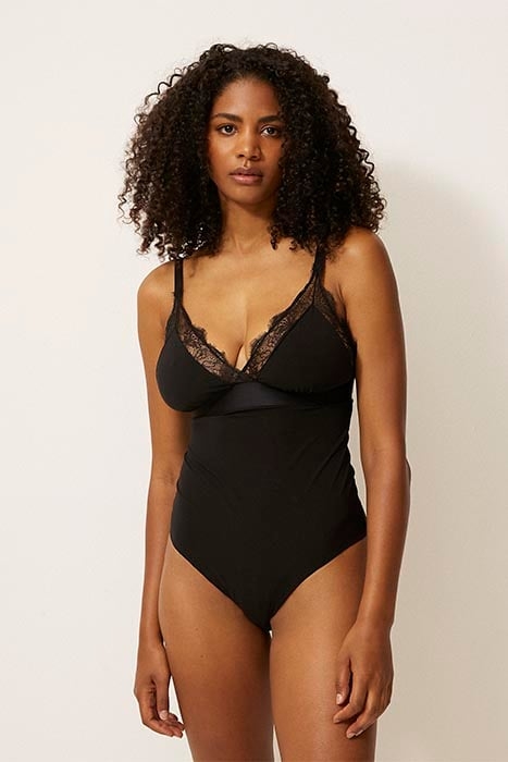 DORIS BODYSUIT LARGER BUST BLACK 1