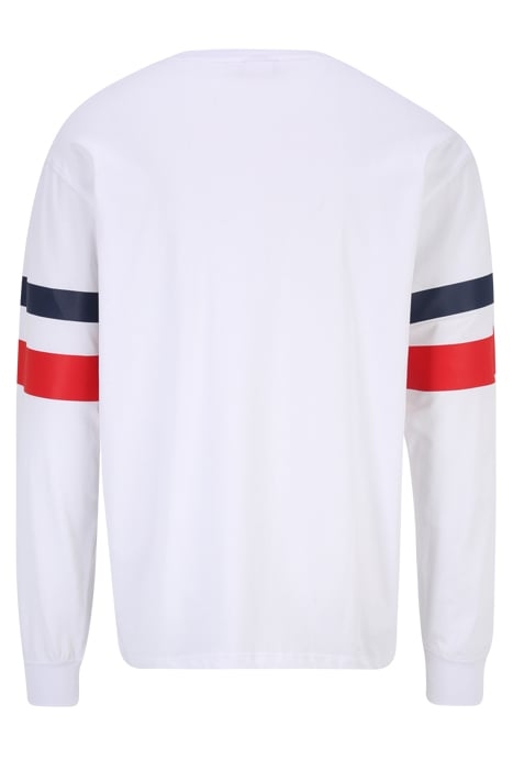 LUOHE OVERSIZED CREW SWEAT BRIGHT WHITE 5