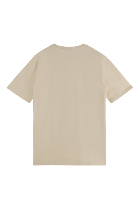 WASHED TAPE POCKET T-SHIRT STONE 2