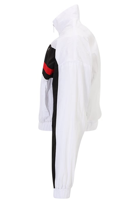 LUBU CROPPED TRACK JACKET BRIGHT WHITE-BLACK 7