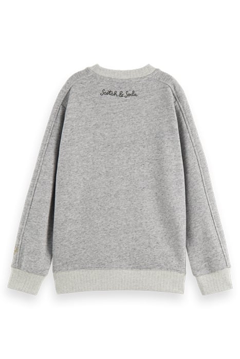 RELAXED-FIT ARTWORK SWEATSHIRT GREY MELANGE 5