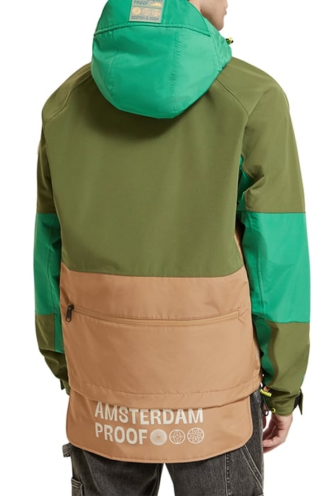 AMSTERDAM PROOF RAINCOAT - FOLDABLE JACKET FOREST 3